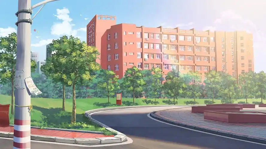 日系场景 校园