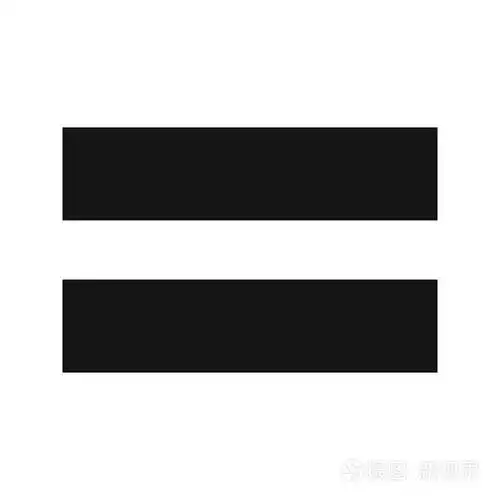 等于矢量图标符号图标矢量插图供个人和商业使用.