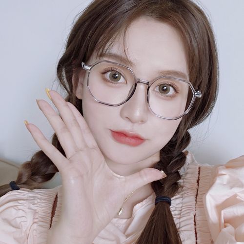 新款tr框抗蓝光防辐射电脑近视眼镜框女素颜神器手机护眼睛20211