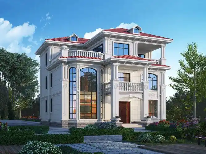 徐总私人定制的三层简约风别墅设计67,外观造型简约 - 轩鼎房屋图纸