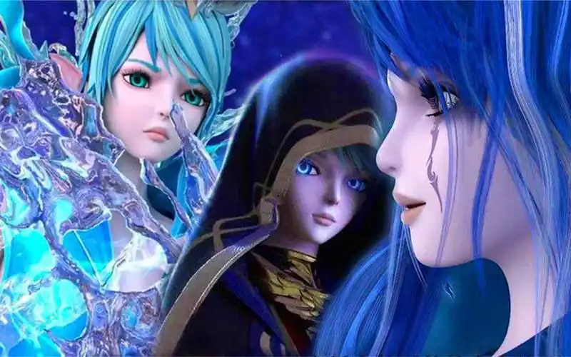 精灵梦叶罗丽:当仙子成日系风格,水王子很惊艳,冰公主娇小玲珑_哔哩