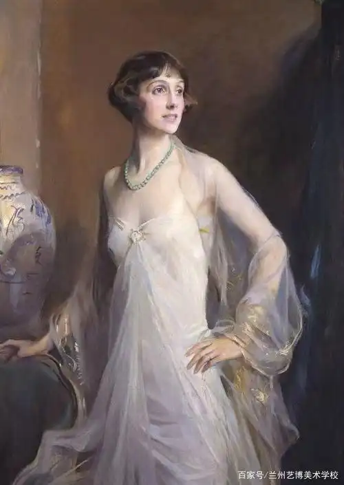 他的作品完美诠释了欧洲古典贵族仕女的雍容,气质优雅