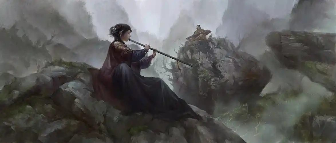 笑傲江湖|插画|艺术插画|嶙逸 - 原创作品 - 站酷 (zcool)