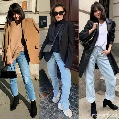 欧美简约风穿搭