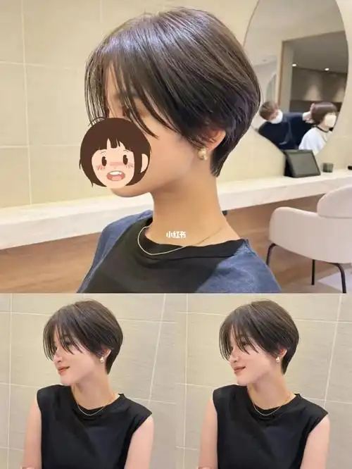 韩式女生短发显瘦减龄高级感十足免打理