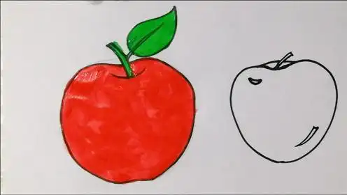 学画画系列——怎样画苹果