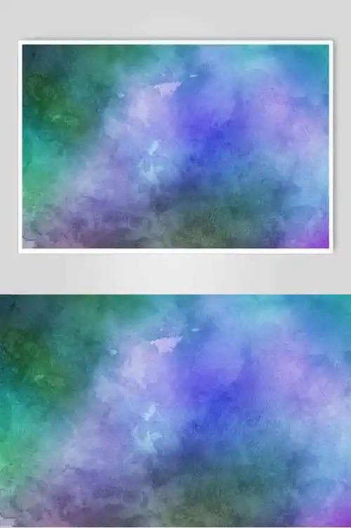紫色蓝色科幻混合颜色水彩图片