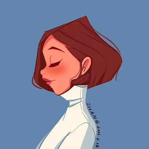 欧美风手绘头像|插画|创作习作|morven321 - 原创作品 - 站酷 (zcool)