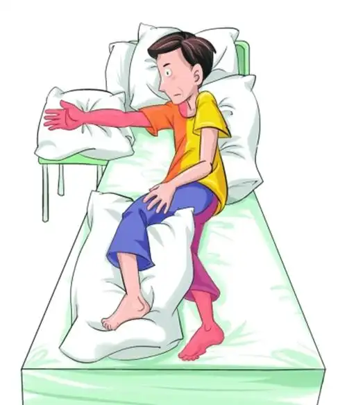 中风偏瘫患者正确的卧床姿势