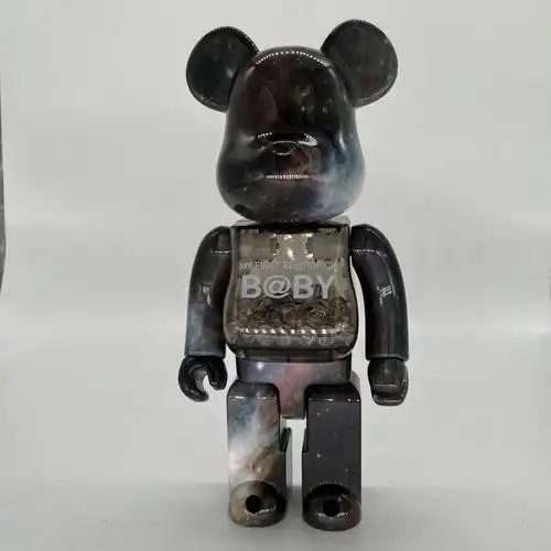 bearbrick 400% 星空千秋 暴力熊 亚克力盒摆件潮流玩具公仔现货