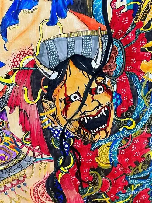 11岁学生用六天时间尝试插画绘画