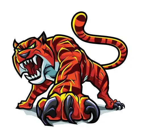 头像大全_动漫凶猛老虎图片__正文