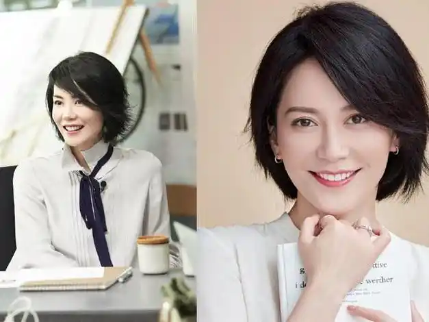 俞飞鸿亲身示范:羽绒服不配打底裤,发不过肩,52岁都没大妈感|发型