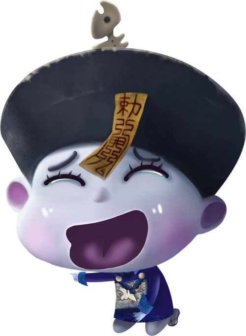 僵尸小僵尸可爱中国风僵小鱼创意壁纸卖萌萌萌的僵尸高清桌面小清新呆