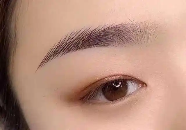 纹绣微课堂灵韵线条眉和纸上线条排列