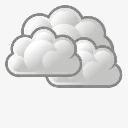 天气阴状态图标