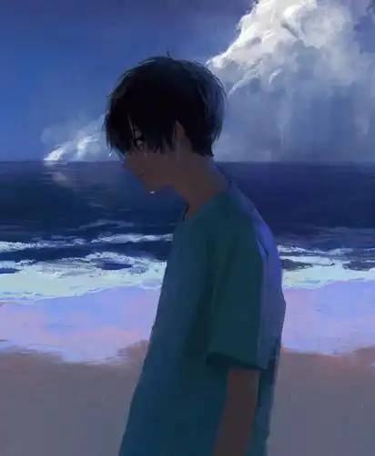 男生的侧脸也是很有杀伤力的,这些帅气男生的侧面插画有迷倒你么