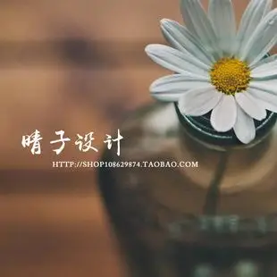 水印设计 防盗图水印 古典唯美 简洁大气风格 透明水印