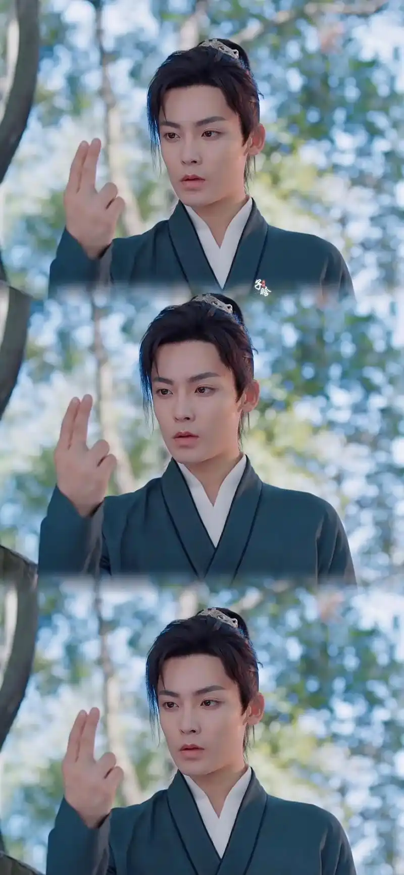 护心截修.他的短发高马尾也侯侯看#电视剧护心 #侯明昊 #电 - 抖音