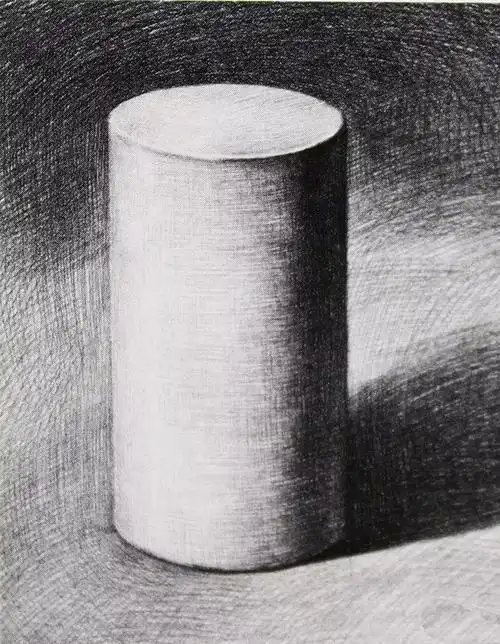 2,圆柱体怎么画图片大全