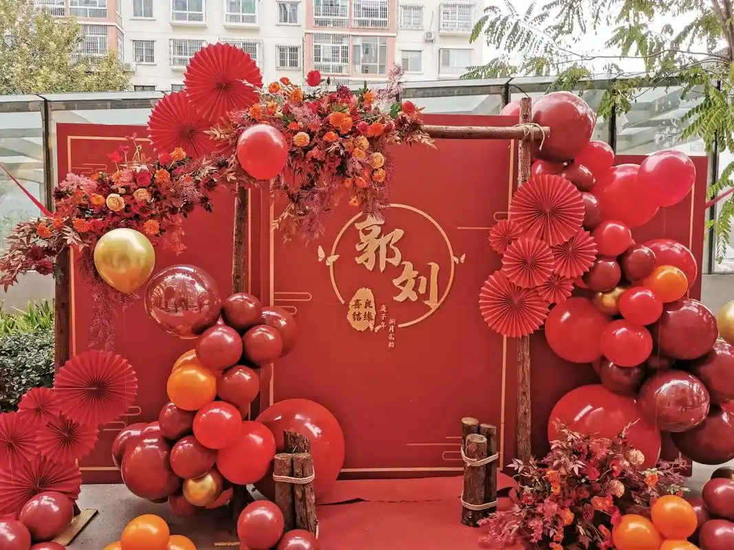 15套结婚宴婚礼现场气球派对布置案例 - 抖音