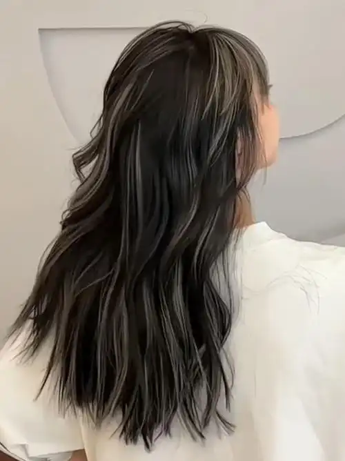 冬日仙气飘飘系列超级好看的流苏光线挑染