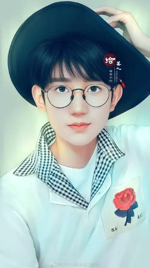 优秀的人在哪里都会发光//王源手绘壁纸 头像//超惊艳系列4