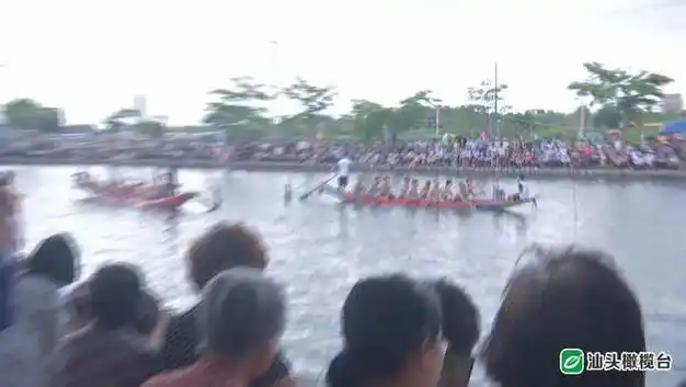 【热闹】澄海这里五村同池赛龙舟,现场.