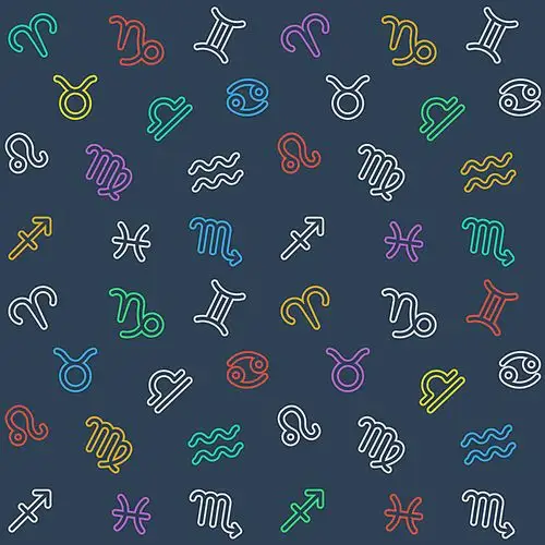 十二星座符号背景