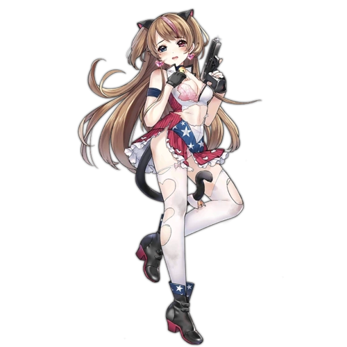 少女前线官方人物立绘图片之手枪类四星含大破图鉴