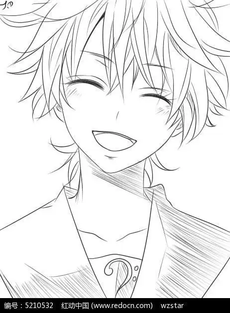 笔画漫画人物少年超简单动漫帅哥简笔画少年脸部简笔画帅气少年简帅气