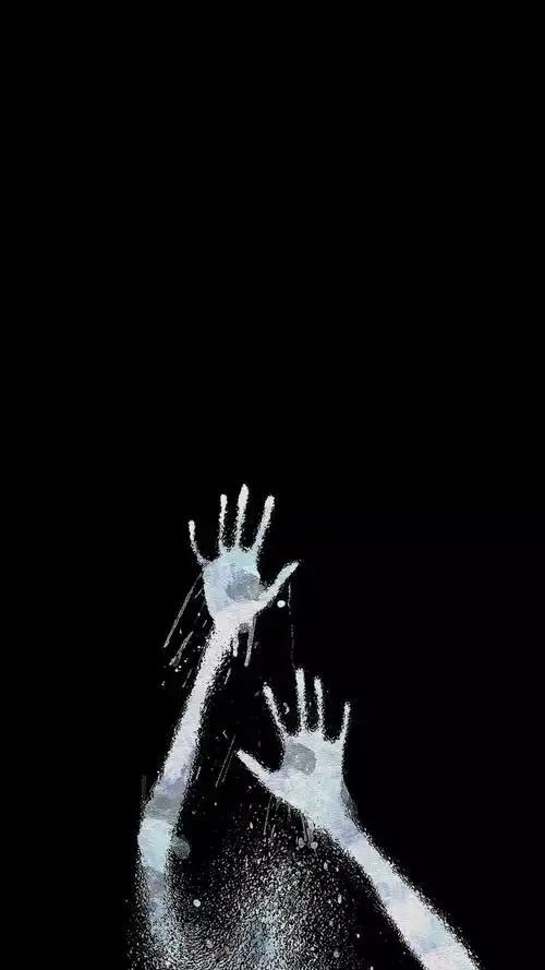 纯黑色手机壁纸:你大爷的