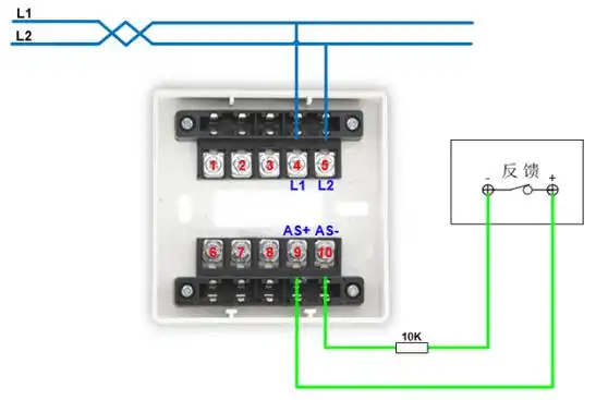 jbf5131输入模块(断开反馈)接线图这种是最常见的接线方法,如压力开关