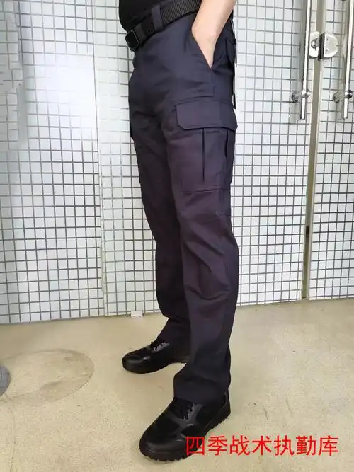特警战术执勤裤 警用修身运动裤 新型作战执勤裤 公安速干修身运动