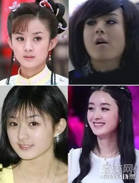 赵丽颖今昔对比照