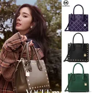 代购mk女包杨幂同款手提包星星款michaei kors mercer斜挎锁头包