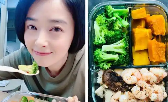 38岁的蒋欣减肥成功,看到她的减肥餐后,网友:臣妾做不到啊