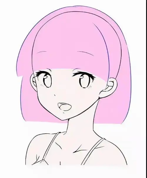 「今日有学课堂」零基础学插画,美少女的秀发怎么画?