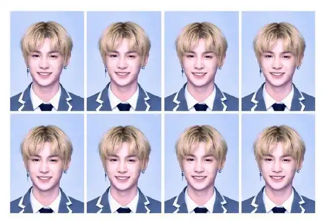 快来围观连证件照都帅skr人的justin 女心狙击手出击