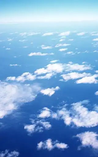 经典蓝天白云高清壁纸图片