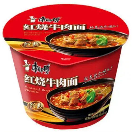 106g康师傅桶装红烧牛肉面(箱).￥(1*12)