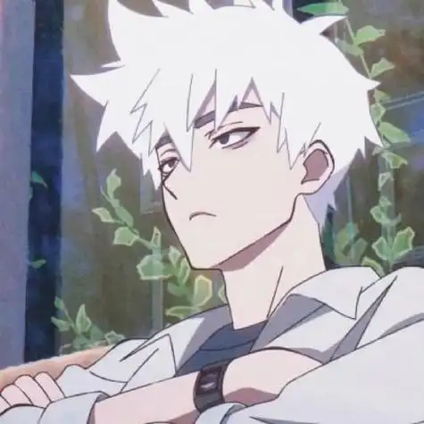 动漫头像白发控专场男生