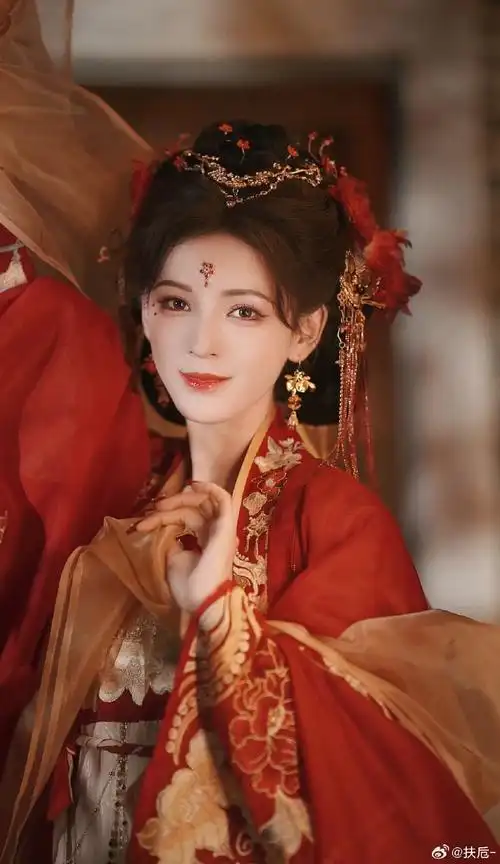 生而如诗##国风##摄影##国风大典##张予曦红衣古装美到我失语