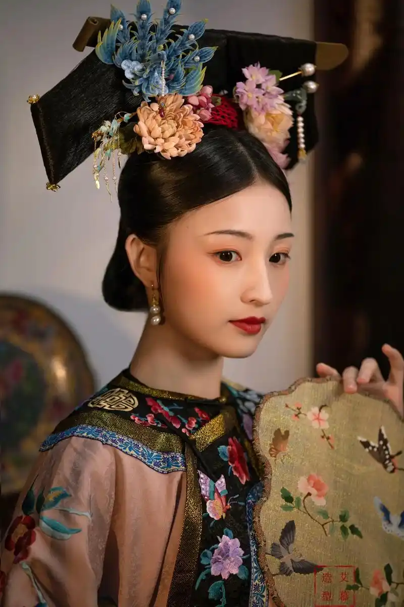 旗头造型#国风合伙人 #东方美学 #古 - 抖音