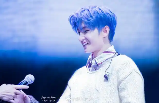 杨洋17年蓝发造型##杨洋演技