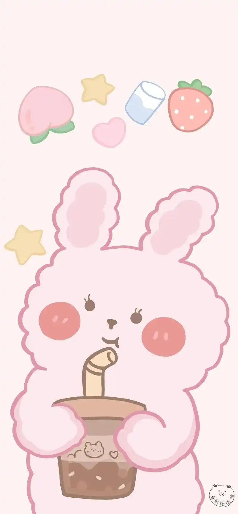 可爱壁纸 #可爱卡通 #记得开心 #今天也要开心鸭  - 抖音