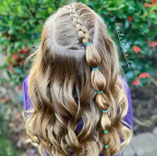 3-10岁小女孩编发 最新漂亮儿童编发_儿童发型 - 美发站