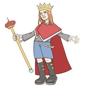 英伦英俊国王王子