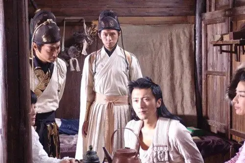 郑晓东和谢霆锋,何家劲在《财神客栈》