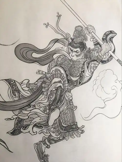 大闹天宫工笔 致敬刘继卣先生